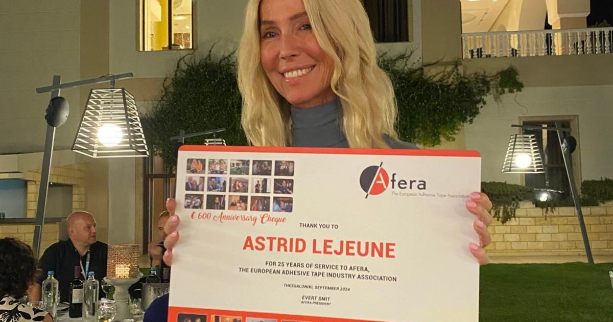 Astrid Lejeune celebrates 25 years as Secretary General of Afera, The ...