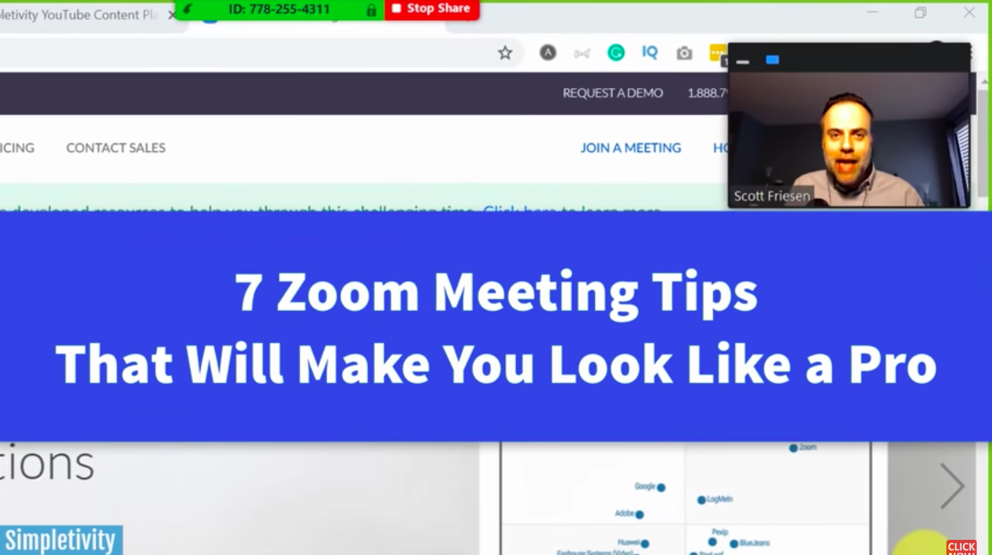 tips virtual zoom meeting