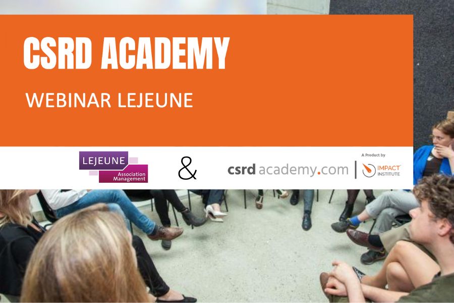 CSRD webinar Lejeune CSRD academy