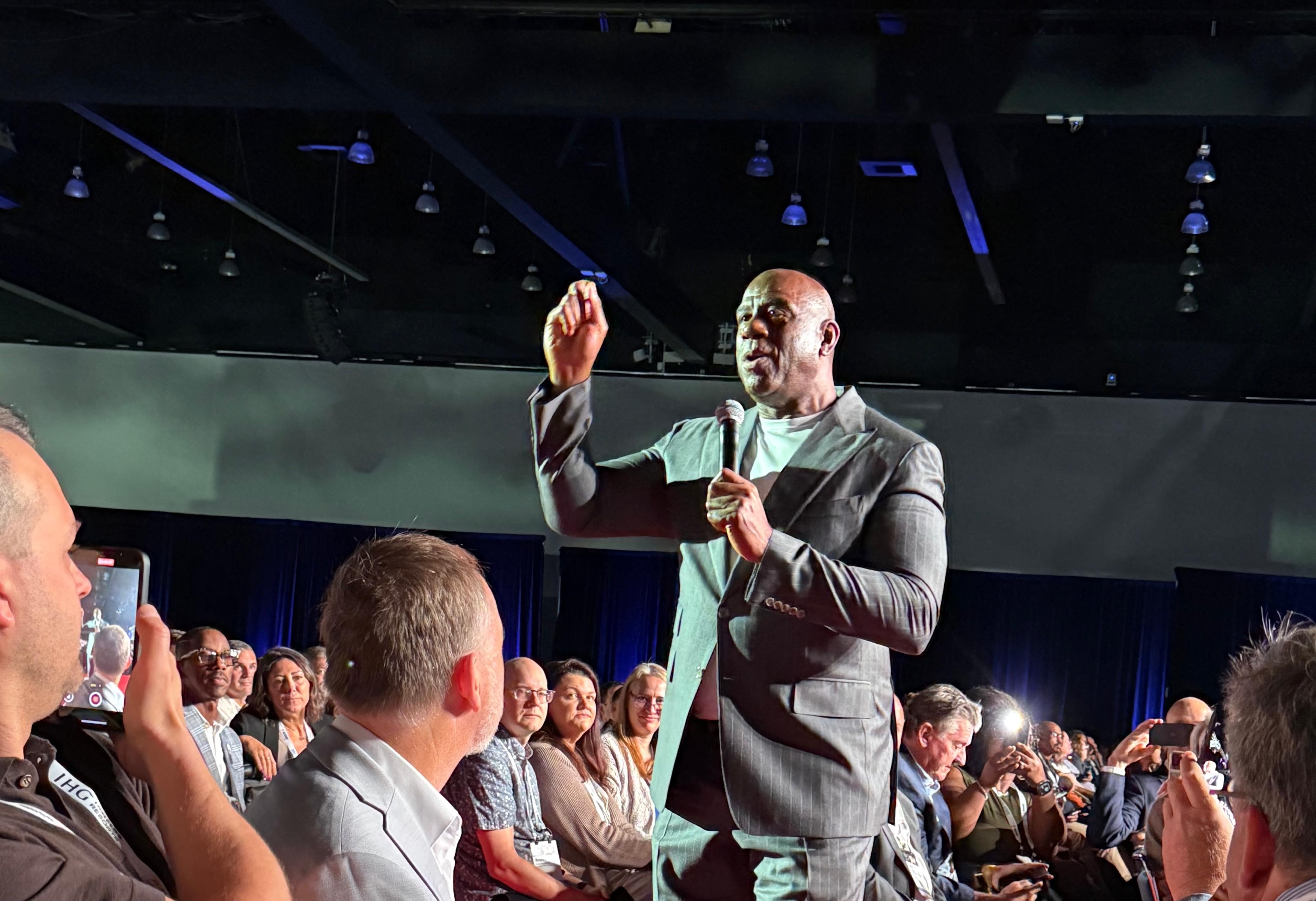 Key note Magic Johnson